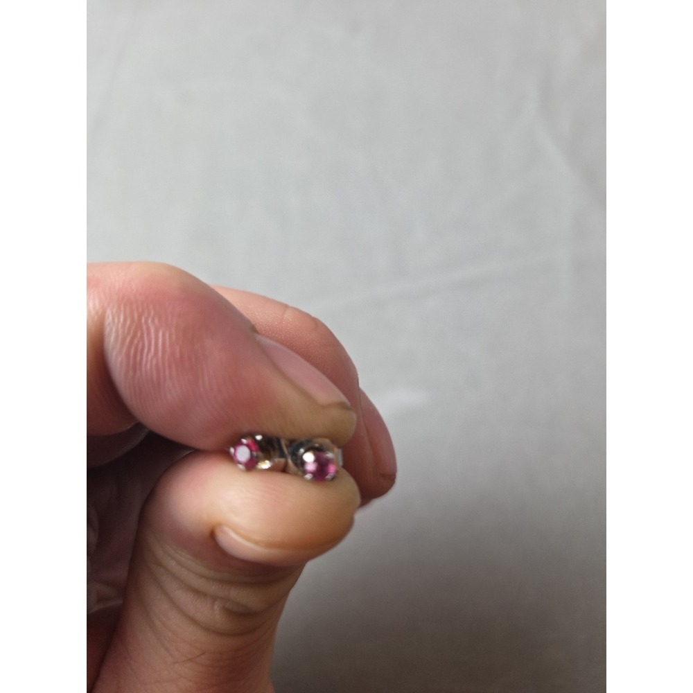 Studex Earrings For Sensitive‎ Ears Pink Stone